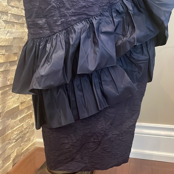 Vintage Randy Collections Navy Blue Dress - Picture 5 of 10